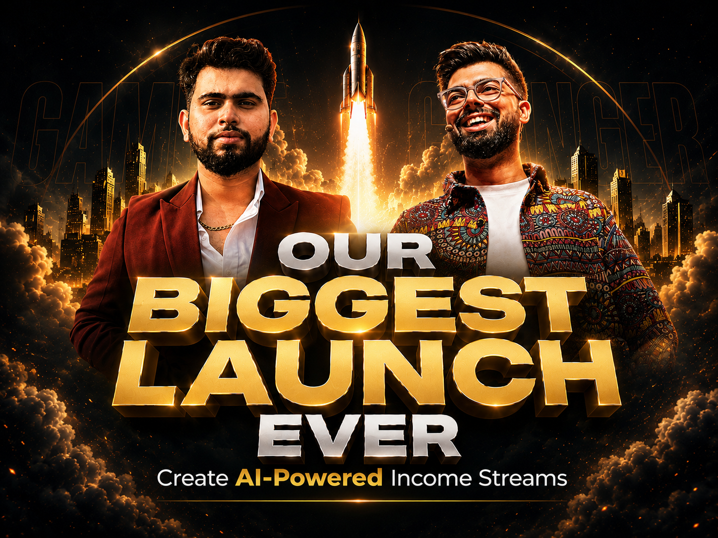 Launch poster